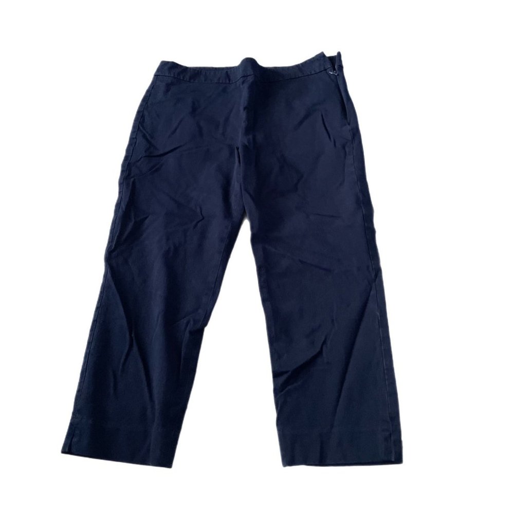 Talbots Chatham crop navy capris size 6